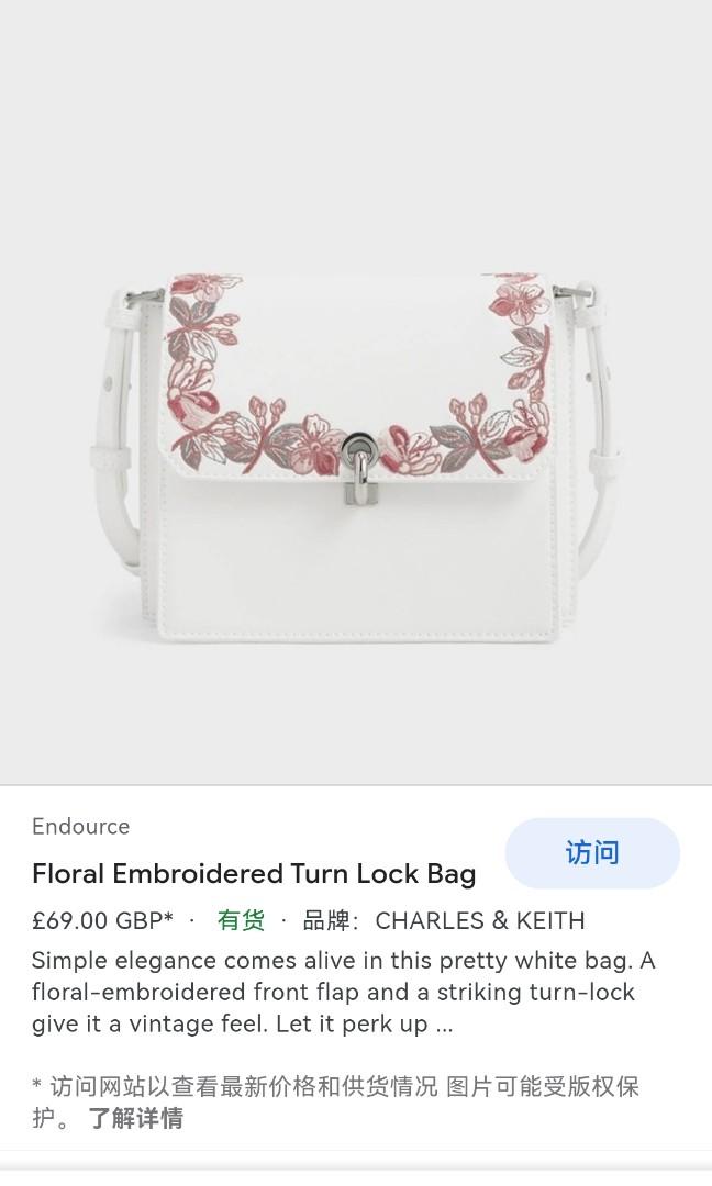 White floral bag shop