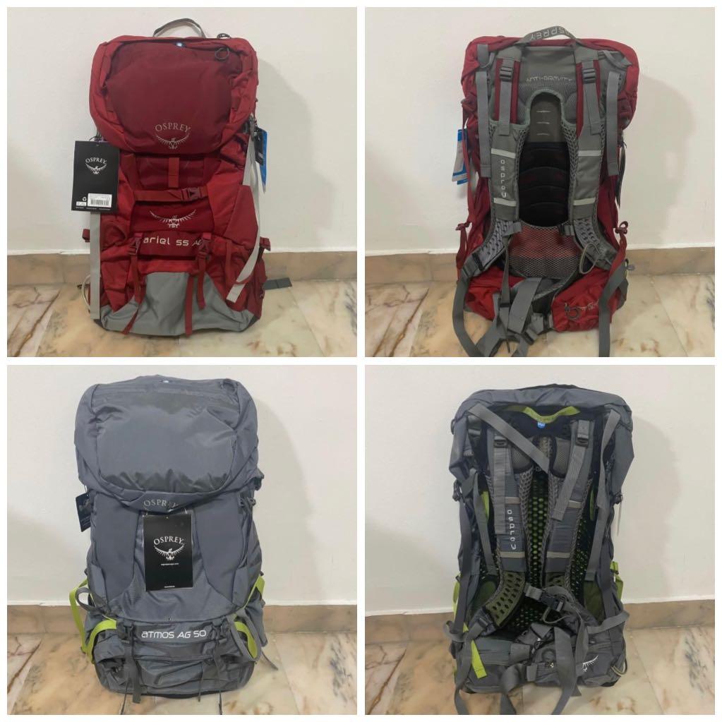 Clearance Sales Osprey Ariel AG 55 Osprey Atmos AG 50
