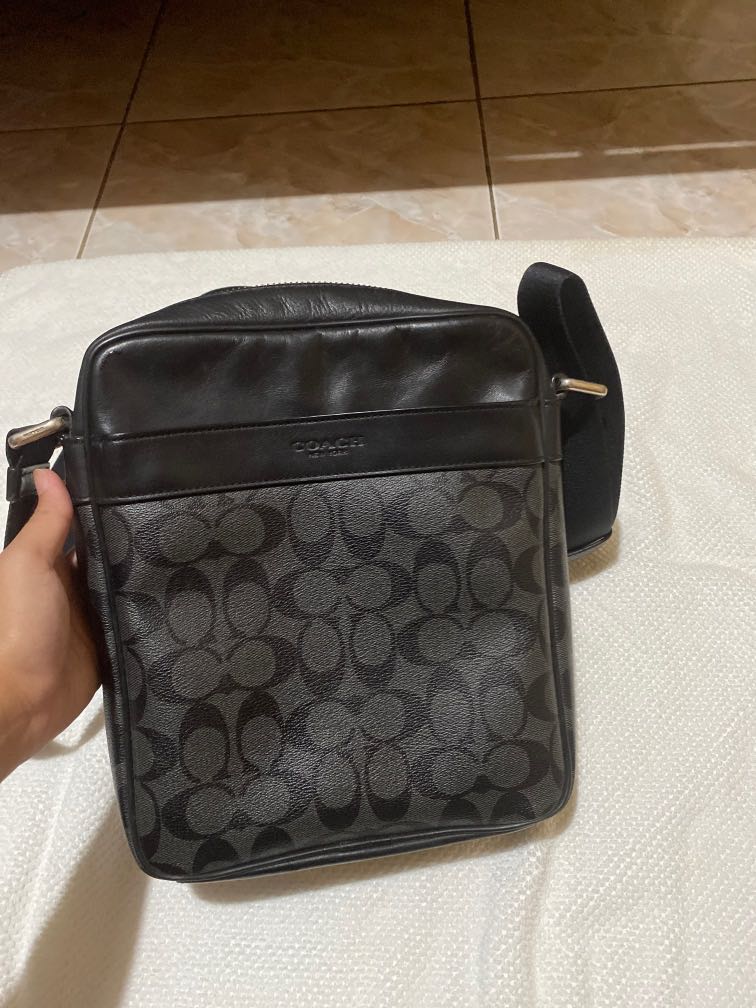 Coach Men's Charles Flight Bag, Men's Fashion, Bags, Sling Bags on Carousell