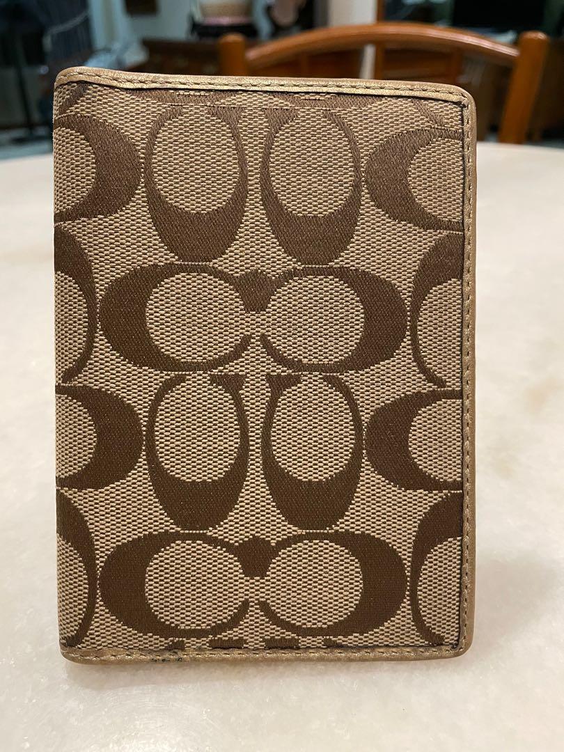 Coach Signature C passport holder, Women's Fashion, Bags & Wallets
