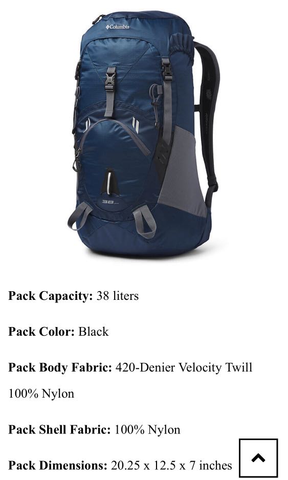 Columbia outdoor adventure 30l cheap backpack