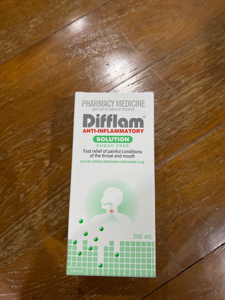 Difflam Anti Inflammatory Solution, Health & Nutrition, Medical ...