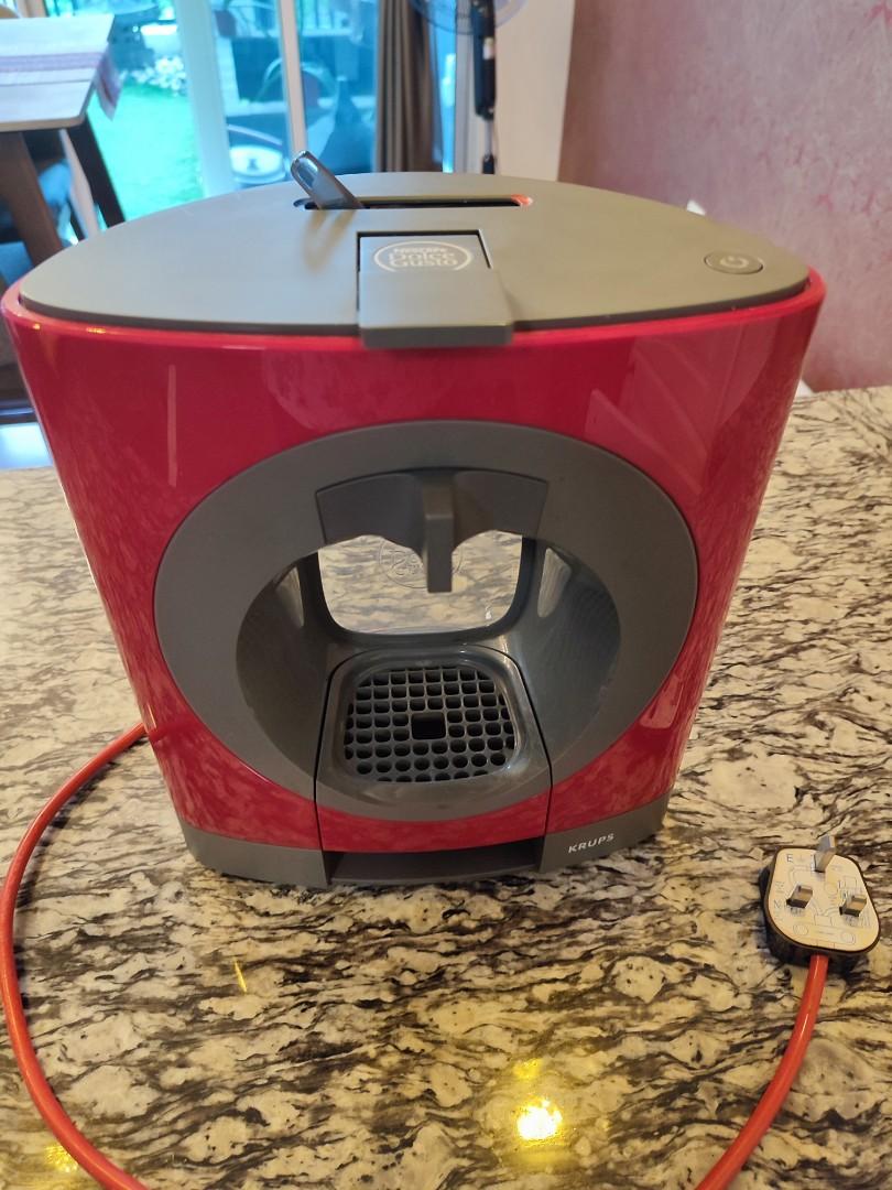 dolce gusto red oblo coffee machine, TV & Home Appliances, Kitchen