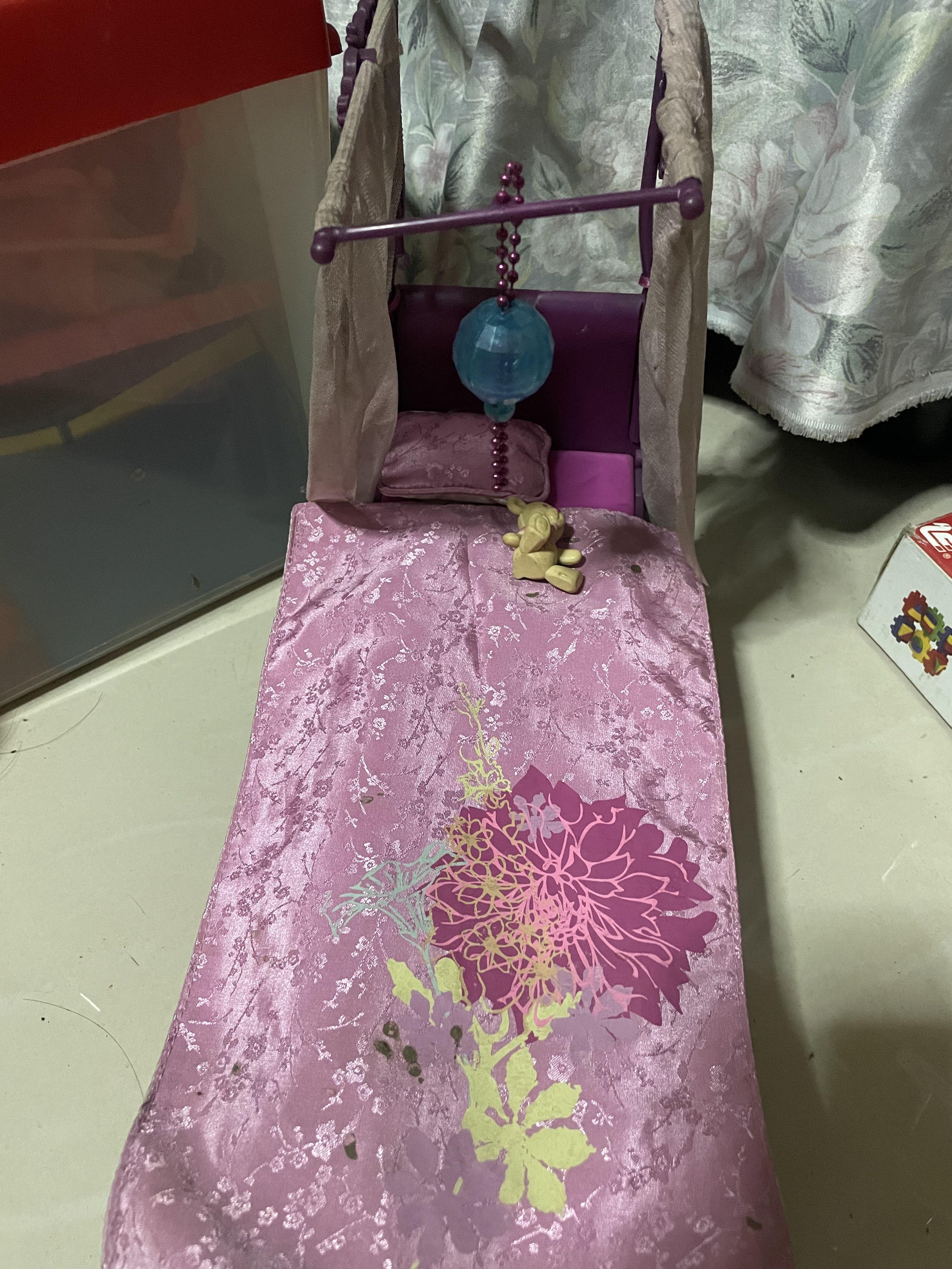 Doll House Bed for Dolls, Hobbies & Toys, Toys & Games on Carousell