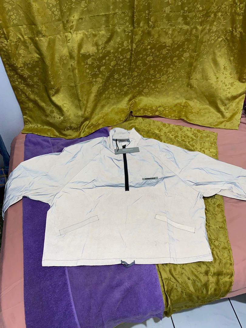 Half zip reflective on sale jacket