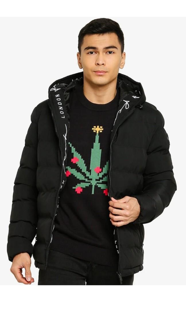French connection padded outlet coat