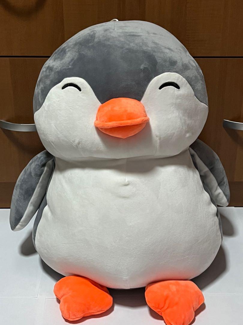 oversized penguin stuffed animal