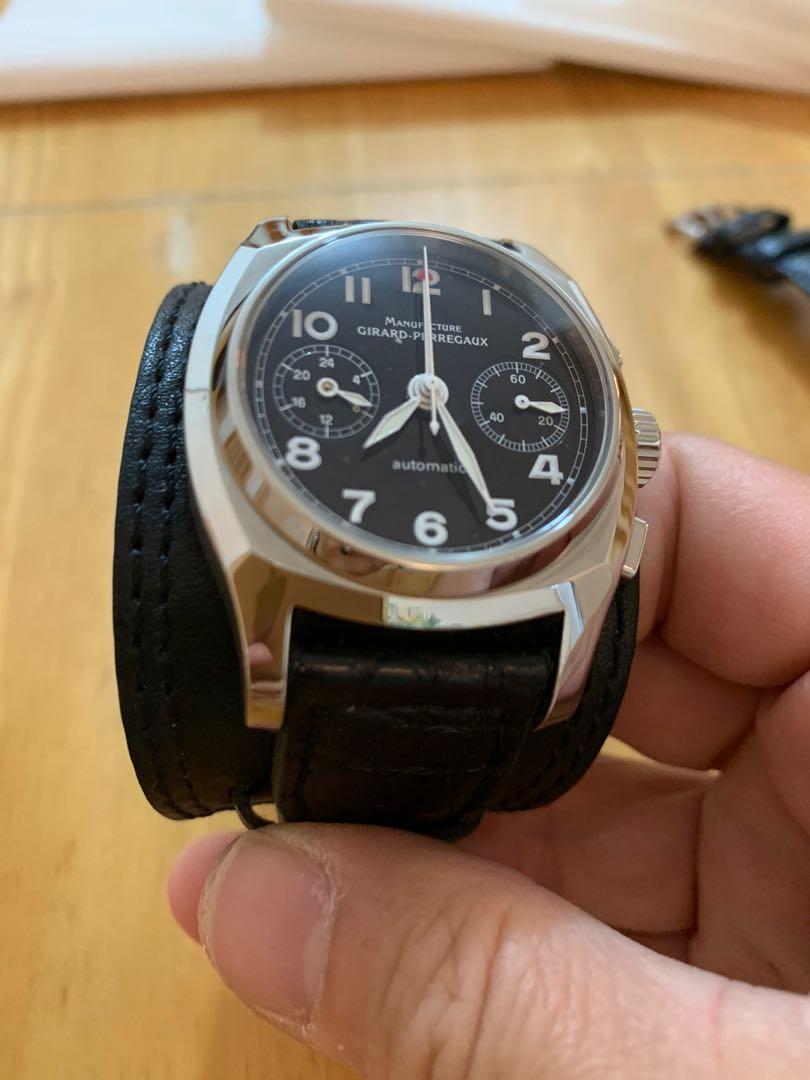 Girard Perregaux Chronograph Ref. 2598 Case Stainless Steel Case