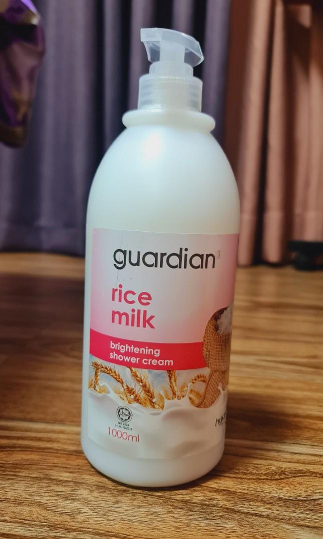 Guardian Shower Cream Rice Milk, Beauty & Personal Care, Bath & Body, Bath on Carousell