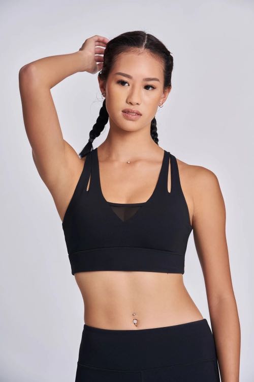 Gym Wear Movement GWM Black Supreme Sports Bra S, Women's Fashion
