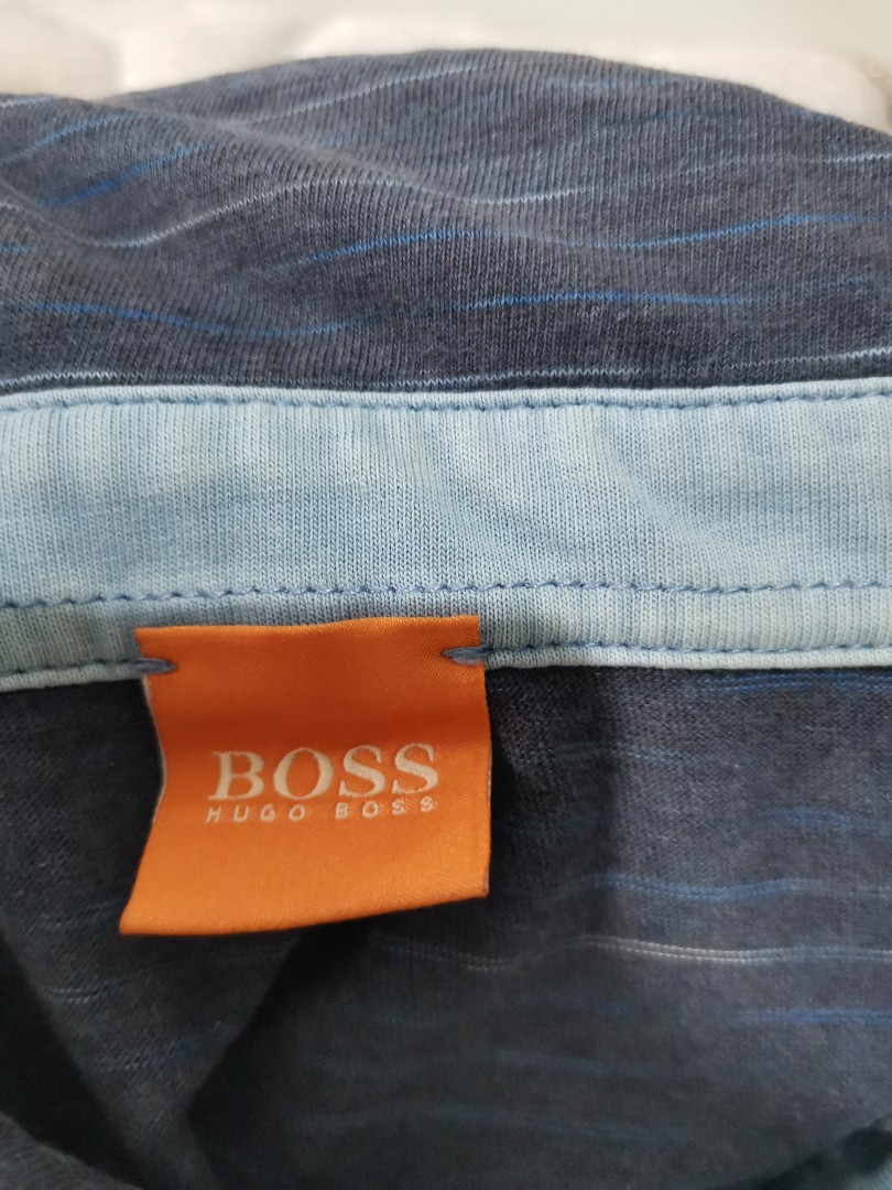 Hugo boss orange denim shirt shop