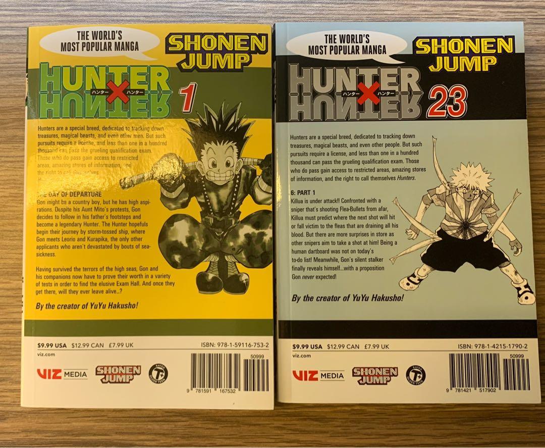 Hunter X Hunter vol 1 manga (Category: Comics & Manga) located in Quezon City. Submitted by pjk2135 (Listing ID 1159217490, Image 2). Description: Like new, slightly used No major damages !! Viz media / sj 🚨 vol 23 sold 🚨 You can pick up at our location or book with LBC, Grab, or lalamove on your account.