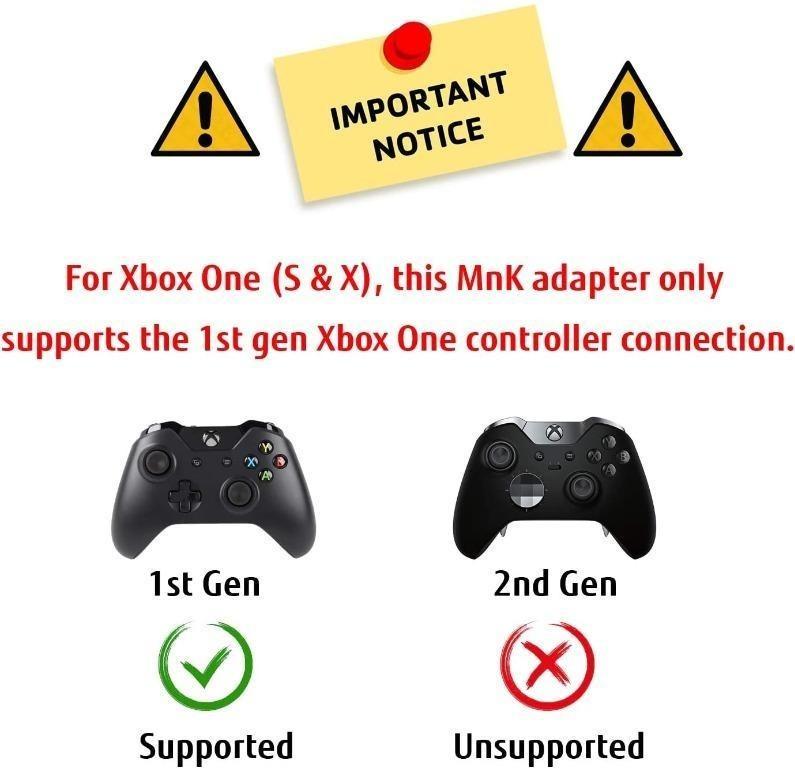 HYCARUS Keyboard and Mouse Adapter for Nintendo Switch/Xbox One/ PS4