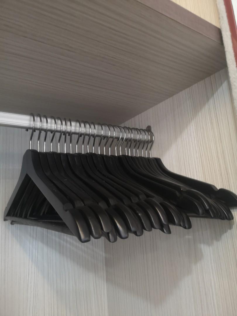 Ikea black wooden hanger BUMERANG, Furniture & Home Living, Home