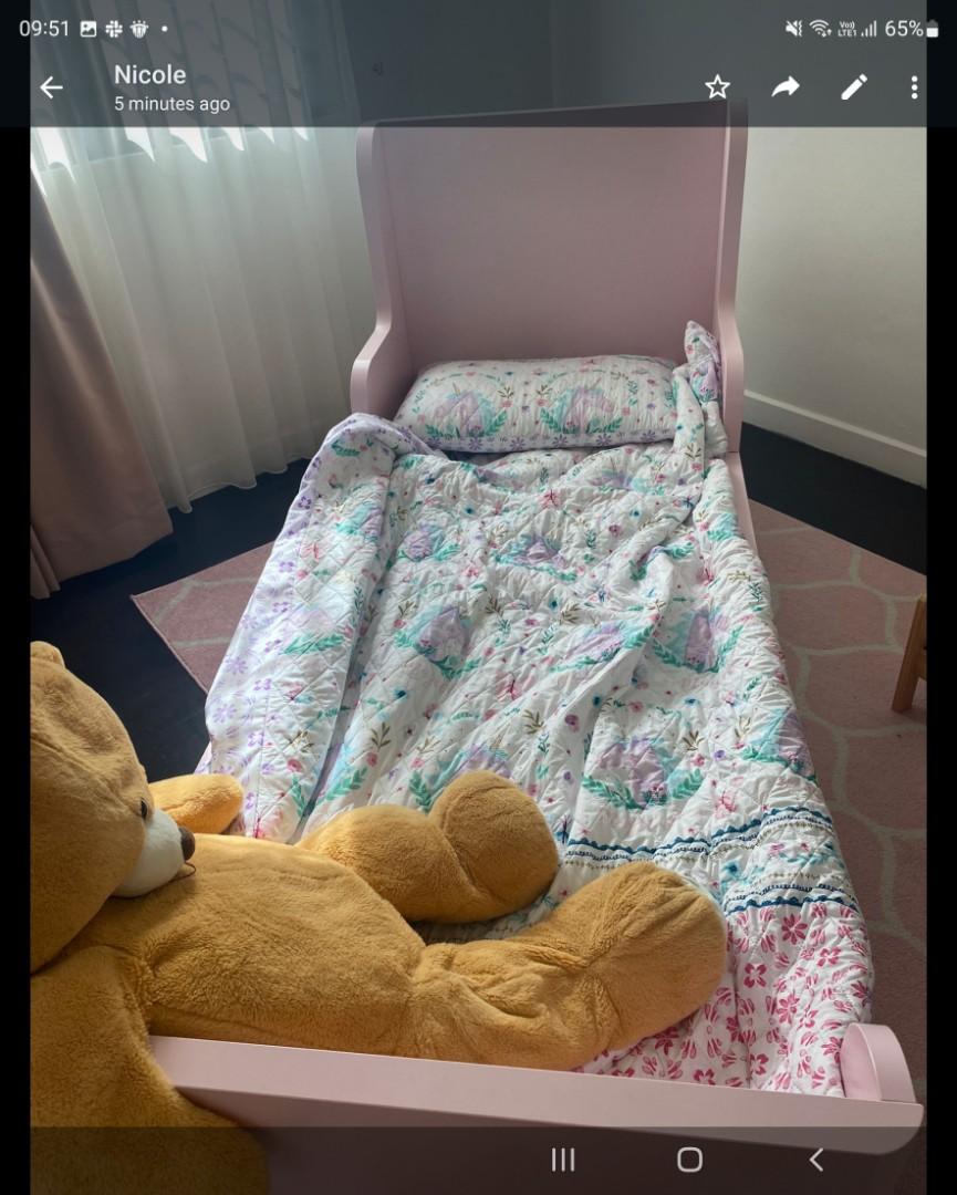 Ikea children's adjustable bed, Furniture & Home Living, Furniture, Bed