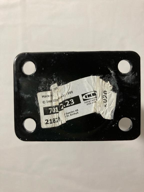 IKEA SULTAN Bed Supporting leg / black, Furniture & Home Living