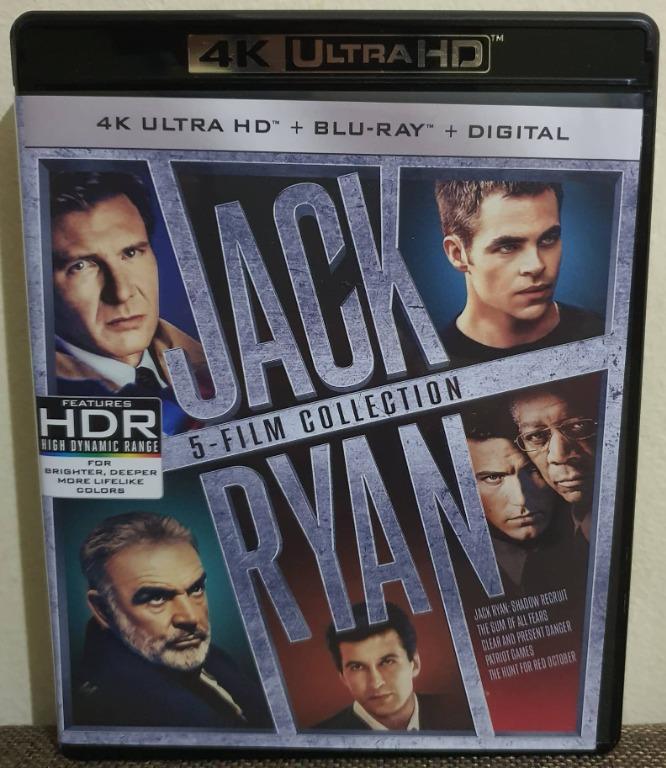 Jack Ryan 5-Film Collection [4K Ultra HD + Bluray][No Digital Code