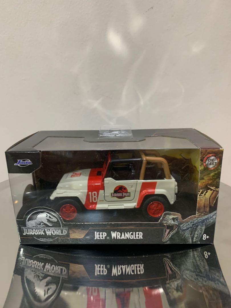 Jada Die Cast Metal Model Collection Jurassic World Jeep Wrangler Scale ...