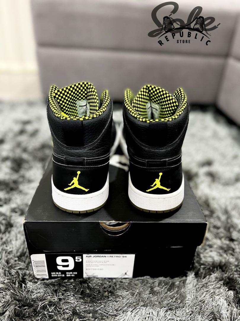 Air jordan 1 retro 94 venom green sale