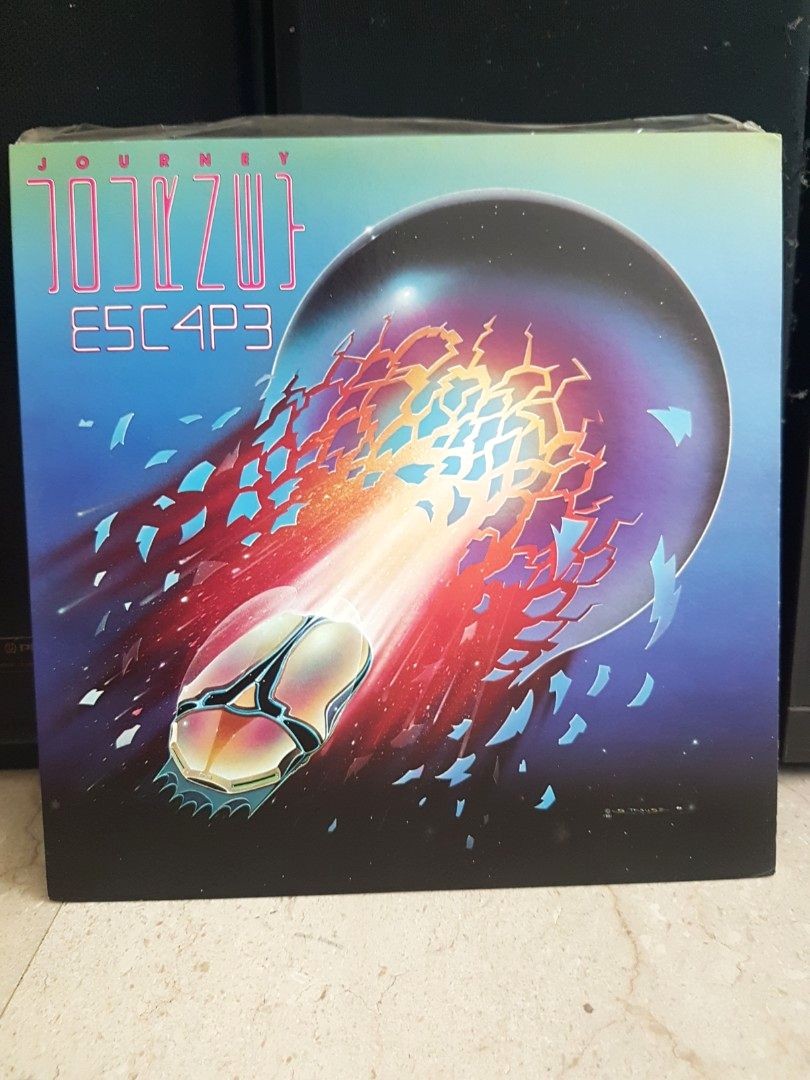 Journey Escape vinyl lp record, Hobbies & Toys, Music & Media, Vinyls ...