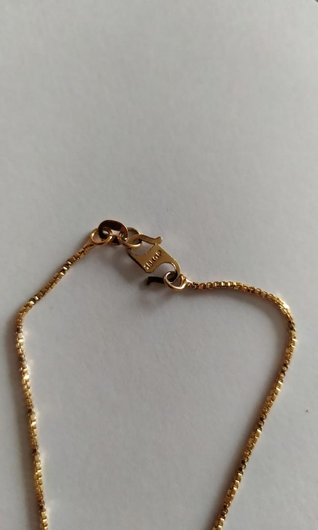 Kalung emas 18KGP chanel