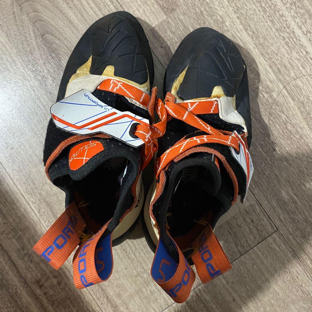 La Sportiva Solution Women size 34.5, Sports Equipment, Other Sports  Equipment and Supplies on Carousell