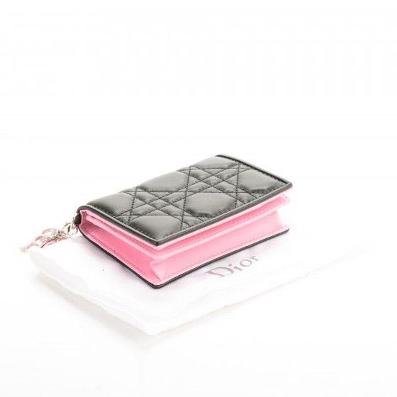 Lady dior deals flap card holder