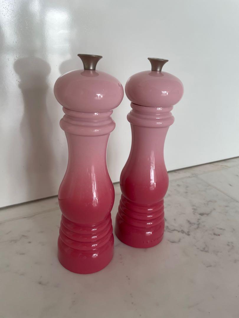 le creuset pink salt and pepper