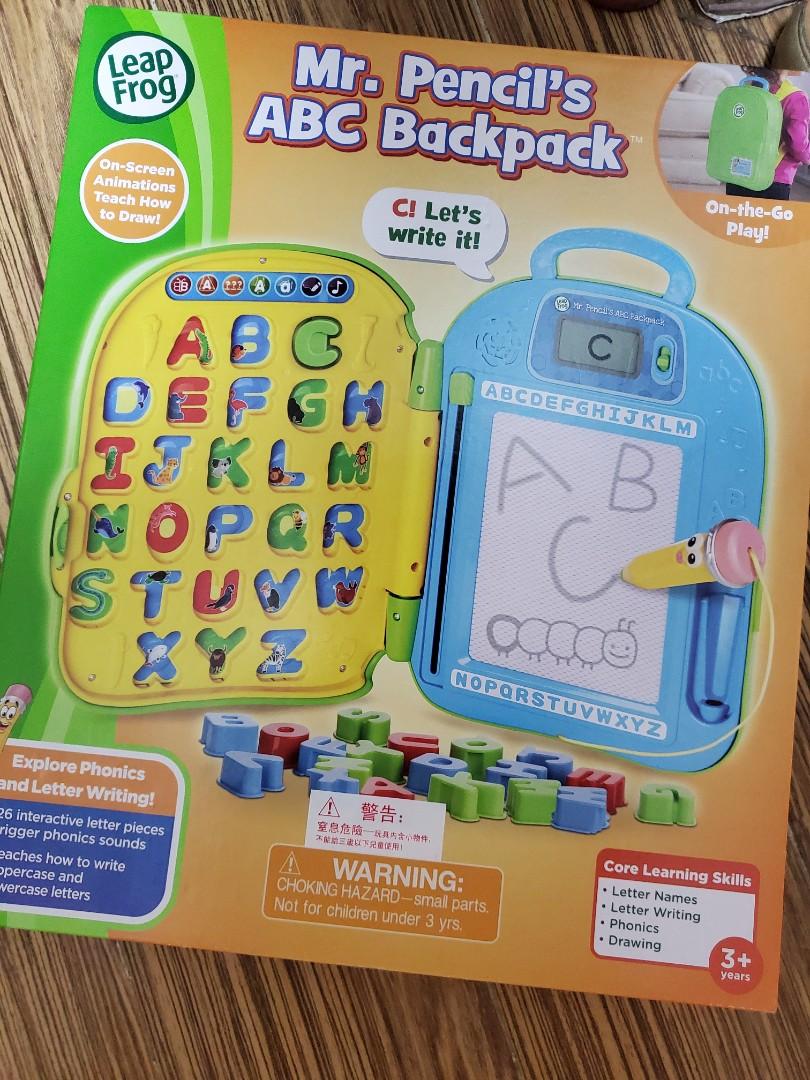 Leapfrog ABC Backpack, 兒童＆孕婦用品, 嬰兒玩具 Carousell