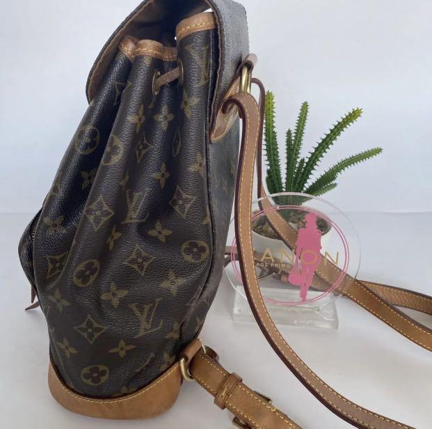 Auth LOUIS VUITTON Montsouris MM M51136 Monogram SD0998 Backpack