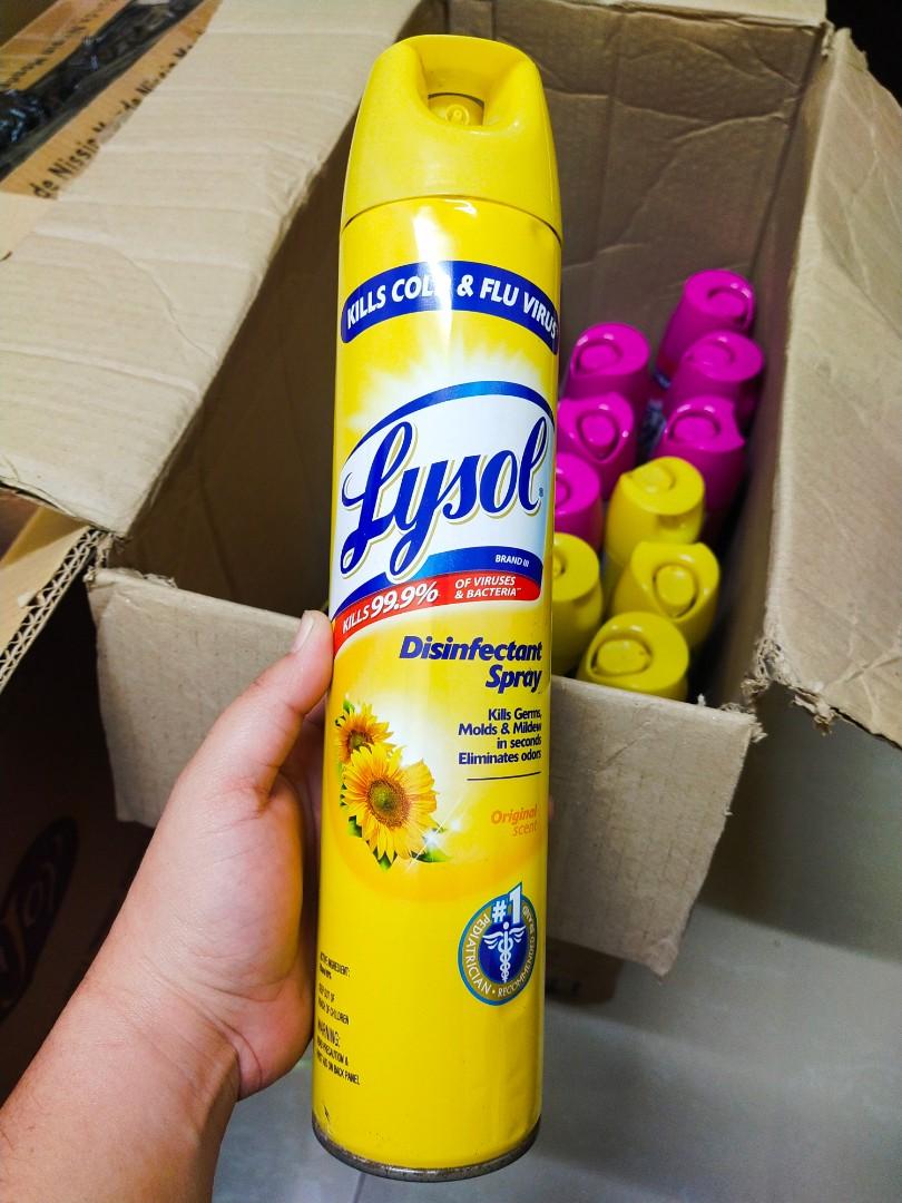 Lysol Disinfectant Spray 510g, Furniture & Home Living, Cleaning & Homecare Supplies, Cleaning