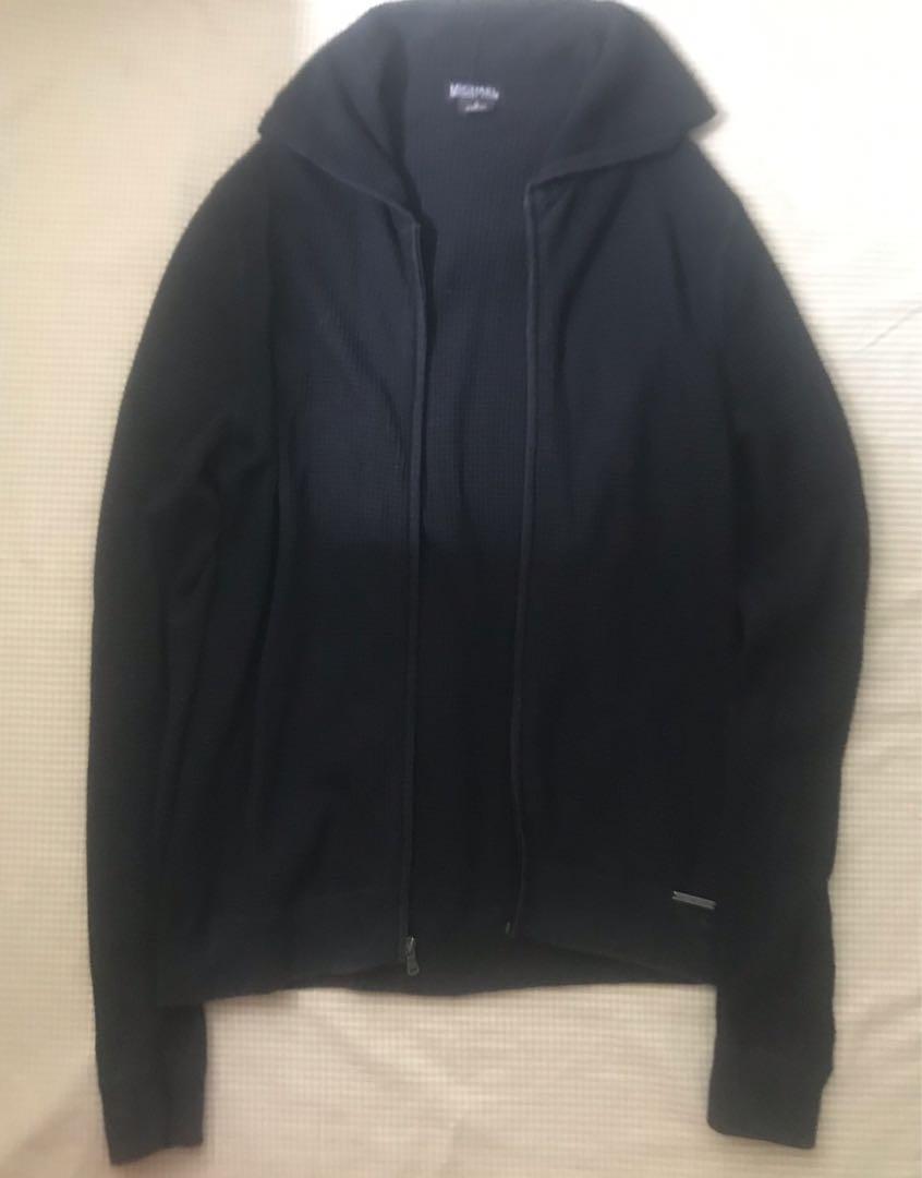 Michael Kors; black zip up hoodie jacket, Men's Fashion, Coats, Jackets and  Outerwear on Carousell
