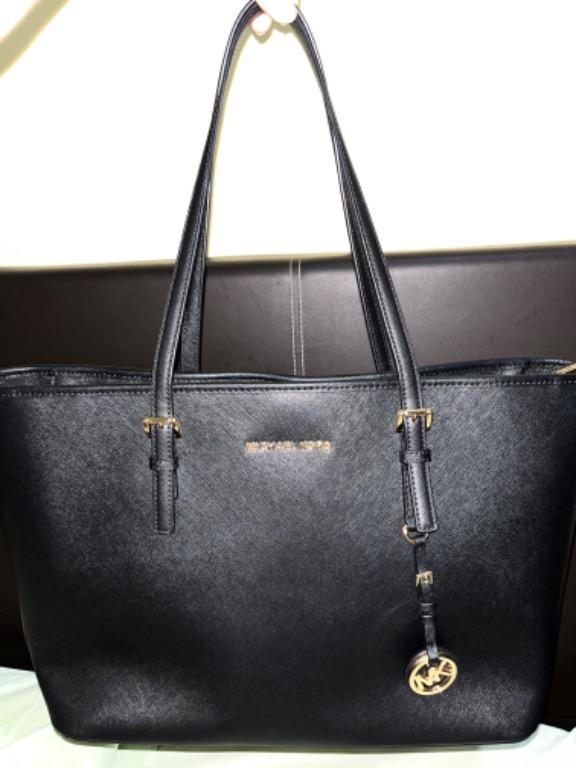 Michael kors jet set travel 2025 medium top zip multifunction tote