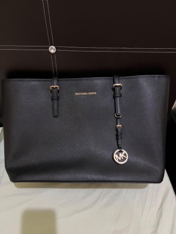 Michael kors jet set travel medium top zip multifunction tote top