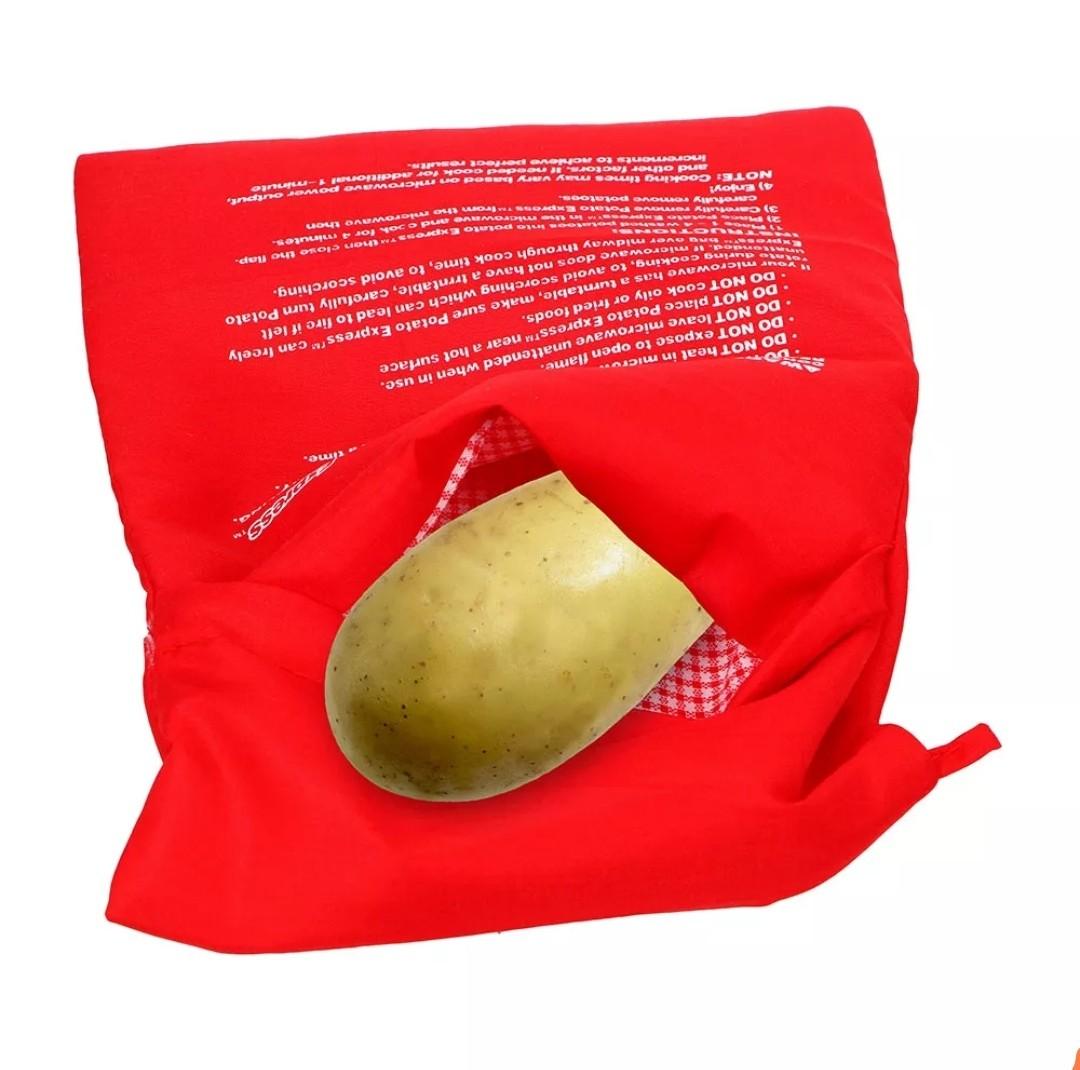 Microwave potato chips maker & potato steaming pouch, Furniture & Home