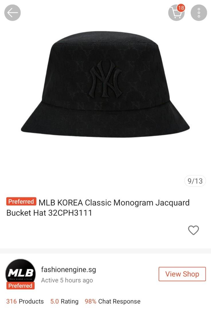 MLB Korea - Classic Monogram Bucket Hat