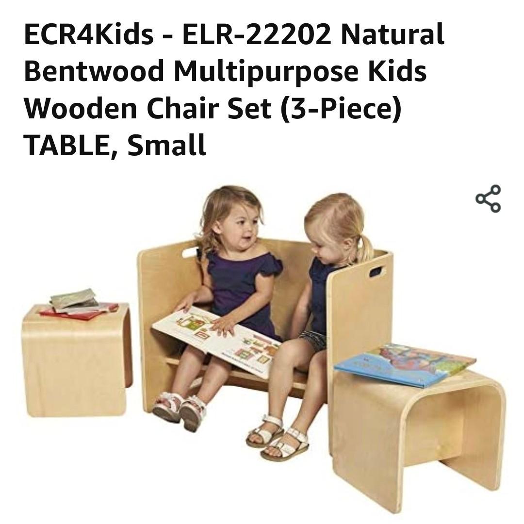 Multi-purpose table and chairs set, Furniture & Home Living, Furniture