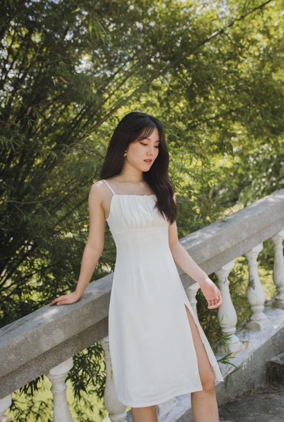 New white dress with price tag