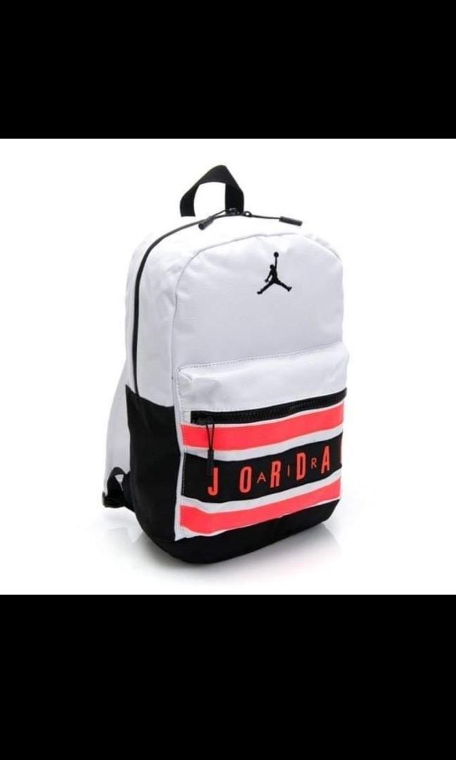 Orange jordan backpack hotsell