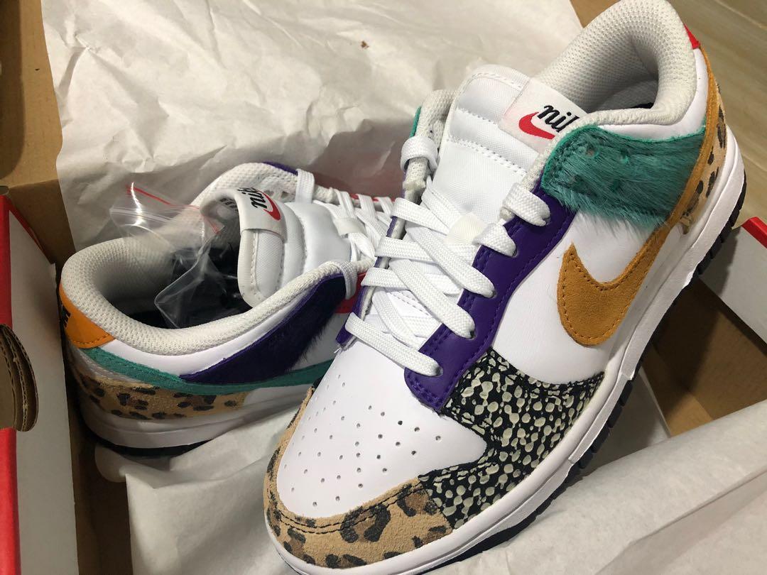 Nike Dunk Low SE Patchwork US6 , 女裝, 鞋, 波鞋- Carousell