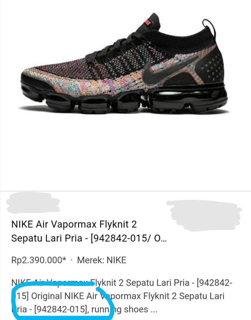 Nike vapormax size 43 second branded, Fesyen Pria, Sepatu , Lainnya di  Carousell