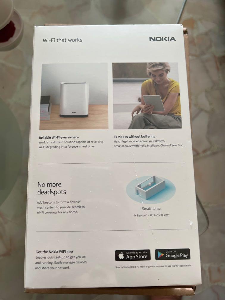 Nokia Beacon 1 Wifi router (open to swap with bnew router with simcard ...