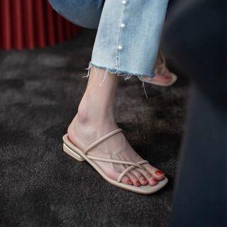 Nude sandals