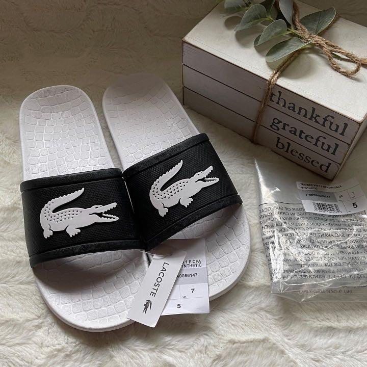 original lacoste slippers