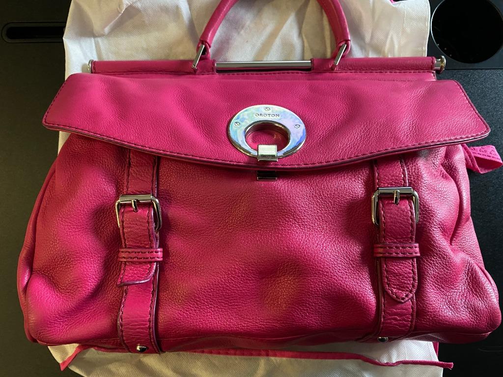 Oroton Double Sided Briefcase | Bag | Bright Pink, Luxury, Bags Oroton Double Sided Briefcase | Bag | Bright Pink, Luxury, Bags