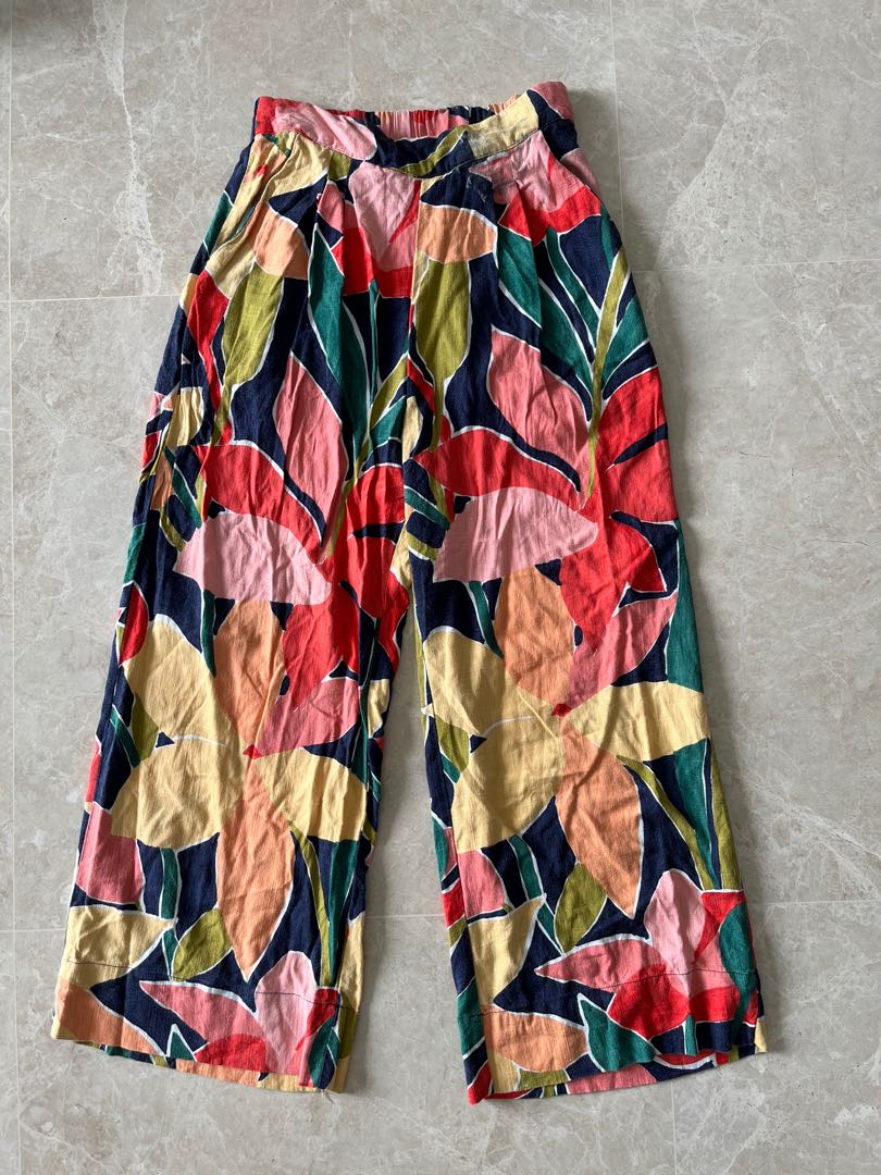 oysho Palazzo Pants, Women's Fashion, Bottoms, Jeans \u0026 Leggings on Carousell