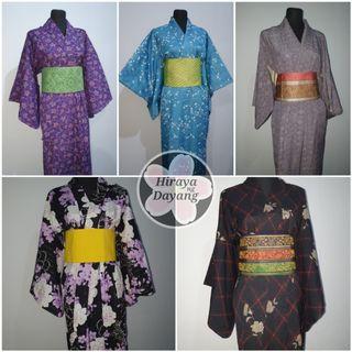[Price starts at P299] Yukata/Kimono with Belt (Sold as Set) Traditional Japan Costume