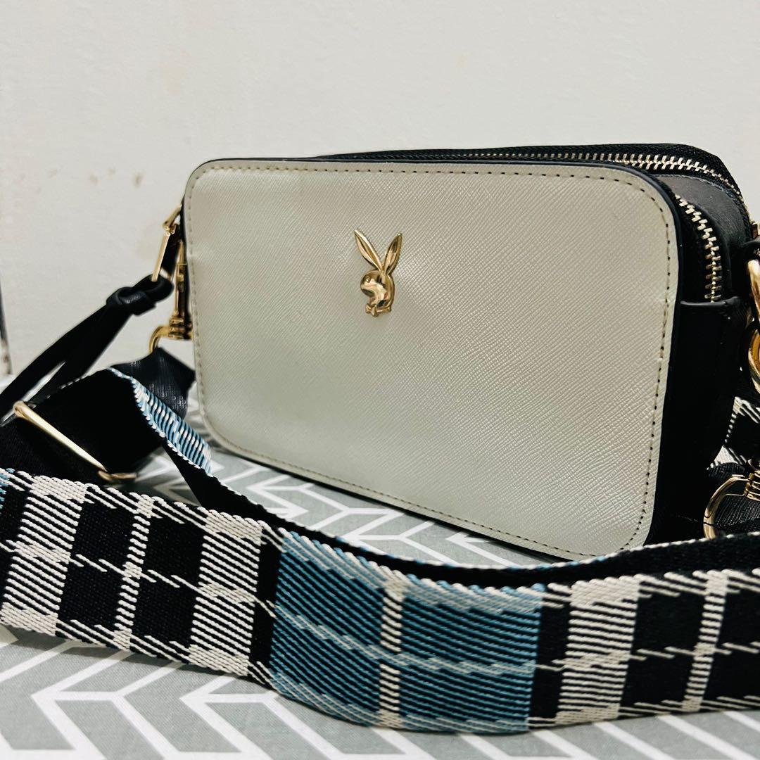 Playboy bunny compact store saffiano sling bag