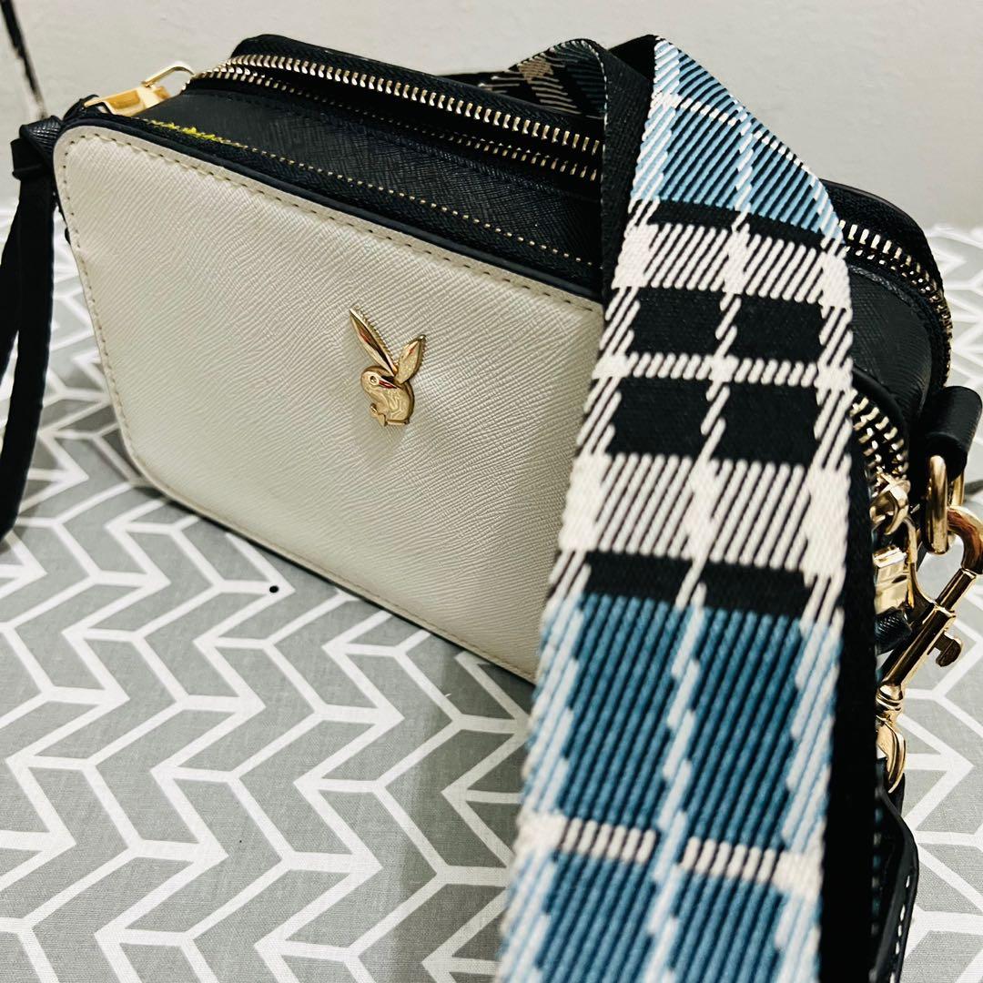 Playboy Bunny Compact Saffiano Sling Bag FREE SHIPPING