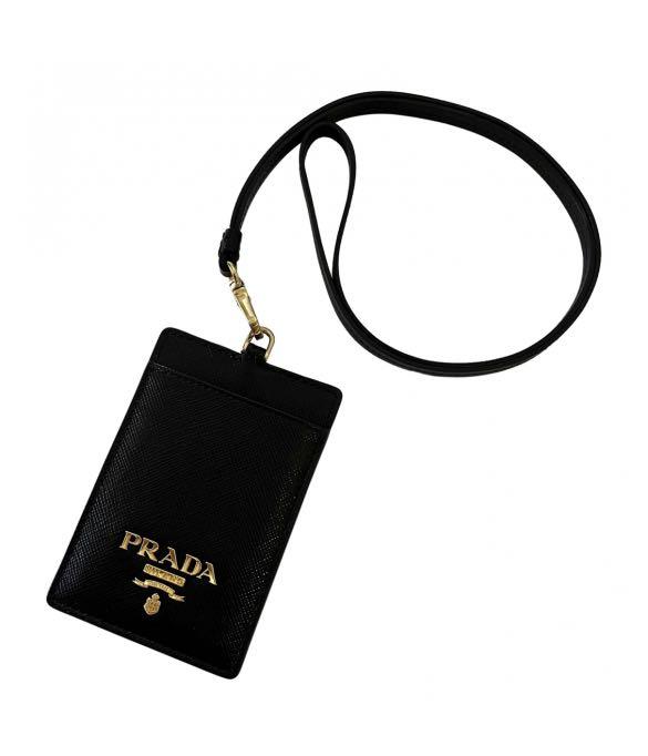 Prada Saffiano badge holder available on SUGAR - 60218